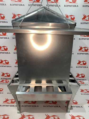 Кормушка Антигрызун 50 л для птицы 1шт**