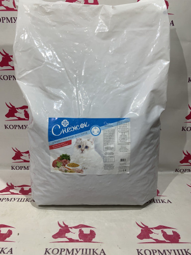 СНЕЖОК сухой корм для взрослых кошек мясное ассорти с полезными травами (10кг/м) 1кг.