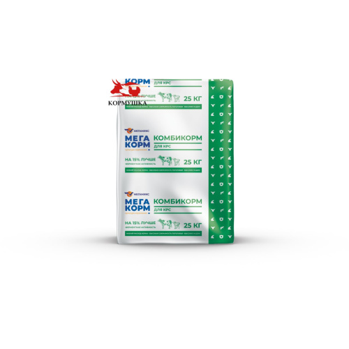 Мегакорм Молочные коровы КК-60 19% (25 кг/м) 1кг.