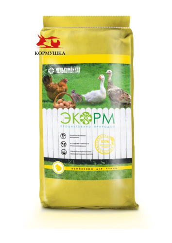 ЭКОРМ Водоплавающей Рост - Финиш ПК22, от 4 нед., гр. 2,5 (25кг/меш) 1кг.