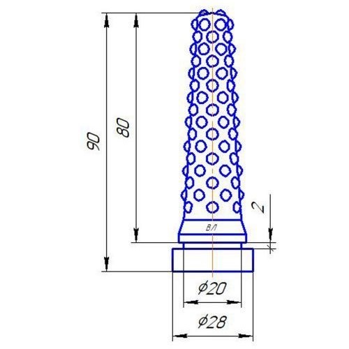 Бильный перосъемный палец Волтера ВЛ-50     1 шт**