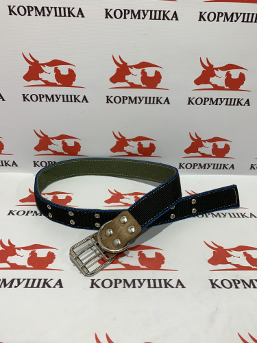 Ошейник для КРС с двойной с язычковой пряжкой(45мм*1,2 м) 1 шт**