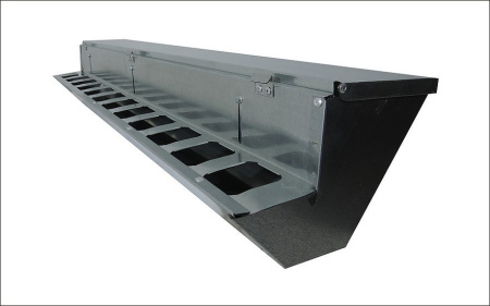 Кормушка куриная ЭКОНОМКА ПРЕСТИЖ 100 см (крышка,на клетку) 1шт**