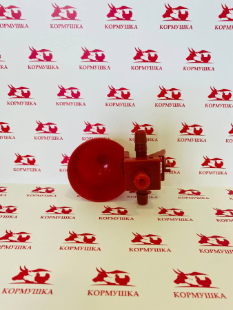 Поилка чашечная на клетку 1025 (одинарная ,красная ) 1 шт ***