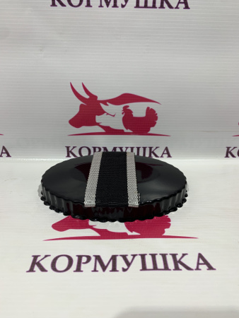 Скребница металлическа (овальная черная) 1 шт**