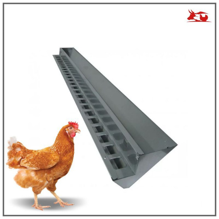 Кормушка куриная ЭКОНОМКА СТАНДАРТ 100 см (без крышки,на клетку) 1шт**