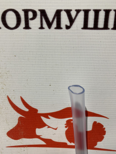 Шланг пищевой прозрачный 10 х 12 мм (1метр)**