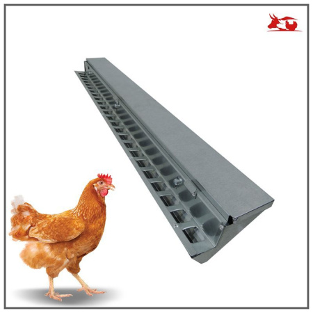 Кормушка куриная ЭКОНОМКА ПРЕСТИЖ 100 см (крышка,на клетку) 1шт**