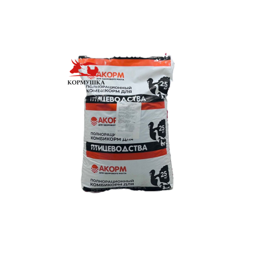 АКОРМ Индейка Рост  ПК-12-1 (7 - 12 недель) (25 кг/м) 1кг.