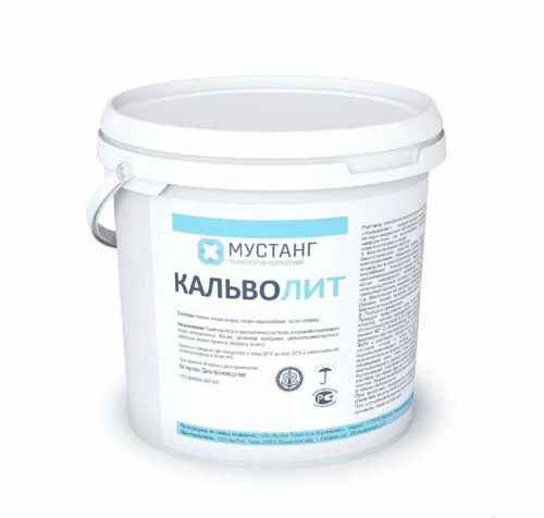 Кормовой концентрат Мустанг Кальволит Про, (5кг ведро) 1шт