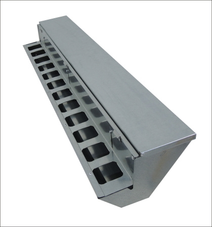 Кормушка куриная ЭКОНОМКА ПРЕСТИЖ 100 см (крышка,на клетку) 1шт**