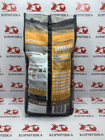 ПРОБАЛАНС корм для взрослых собак с говядиной (15 кг/м) 1кг.