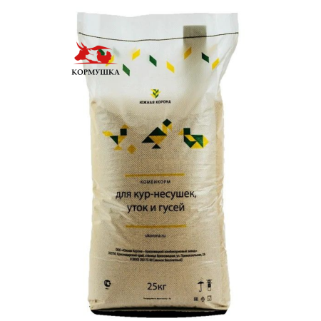 Южная Корона Утка Старт Пк-21(крупка)(0 - 3 недели) (25 кг./м.) 1кг.
