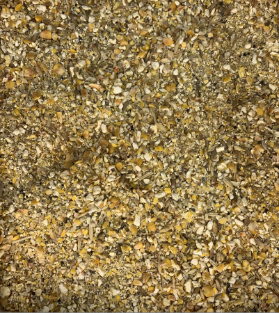 Кукуруза колотая (дробленная) (30 кг/м) 1кг.