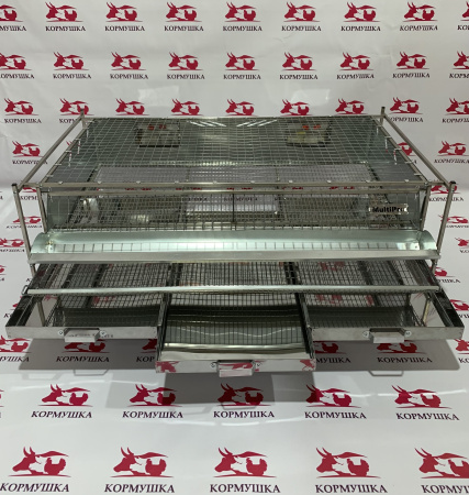 Клетка для перепелов "MultiPro" практик-металл (на 55 голов) 1шт**