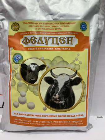 Фелуцен К1-2 Энергетический Коктейль для новотельных коров ( 700 гр/уп ) 1 шт