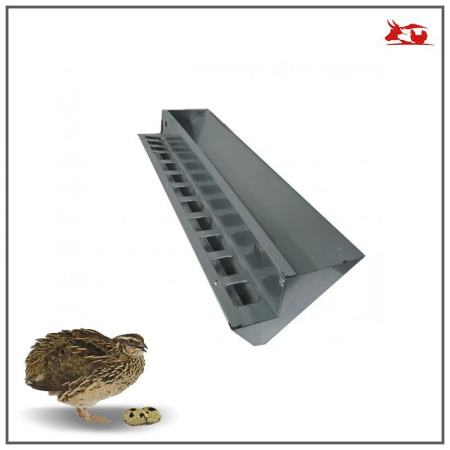 Кормушка перепелиная Экономка СТАНДАРТ 50 см (без крышки,на клетку) 1 шт**